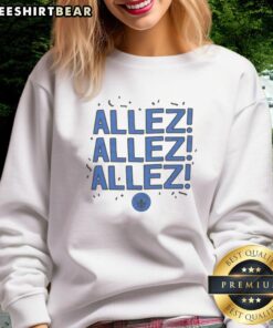 Good CF Montreal Allez Allez Allez Sweatshirt in vibrant colors, perfect for fans showing team spirit and support.