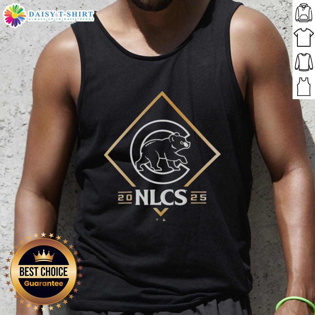 Good Chicago Cubs Nlcs Bound 2025 Tank Top Good Chicago Cubs NLCS Bound 2025 tank top featuring team colors and logo, perfect for Cubs fans and summer wear.