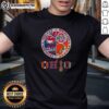 Good Cleveland Guardians, Ohio State Buckeyes, Cavaliers, and Browns logo t-shirt showcasing Ohio's sports pride.