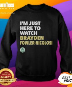 Alt Text: Stylish Good Colorado State Rams sweatshirt featuring Brayden Fowler-Nicolosi, perfect for game day fans.