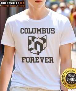 Good Columbus Crew Columbus Forever T-Shirt featuring vibrant team colors and logo, perfect for loyal fans of the Crew.