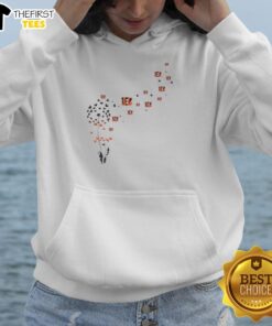 Good Dandelion Flower Cincinnati Bengals football logo hoodie featuring vibrant design and comfortable fit.