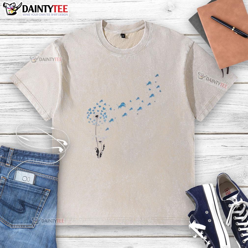 good-dandelion-flower-detroit-lions-football-logo-washed-t-shirt Good Dandelion Flower Detroit Lions Football Logo Washed T-Shirt showcasing vibrant design and soft fabric for fans.