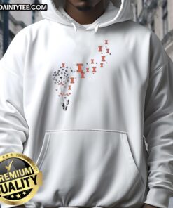 Good Dandelion Flower hoodie featuring Illinois Fighting Illini football logo, perfect for fans and casual wear.