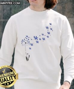 Good Dandelion Flower Kentucky Wildcats football logo sweatshirt for fans, featuring a vibrant design and comfortable fit.