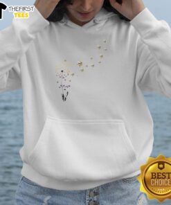 Good Dandelion flower design on Minnesota Vikings football logo hoodie, perfect for fans and stylish casual wear.