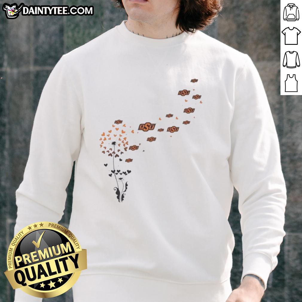 good-dandelion-flower-oklahoma-state-university-football-logo-sweatshirt Good Dandelion Flower sweatshirt featuring Oklahoma State University football logo, perfect for fans and casual wear.