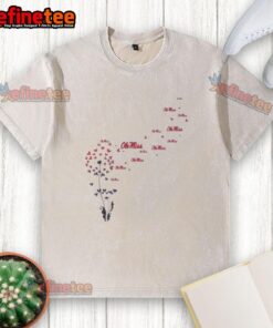 Good Dandelion Flower Ole Miss Rebels Football Logo Washed T-Shirt featuring a vibrant logo on a soft, stylish shirt.