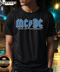 Alt Text: Good Detroit Lions MCDC Motor City T-Shirt featuring Dan Campbell, perfect for fans supporting the team.