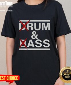 Good Drum and Bass Rum Ass Ladies Tee featuring vibrant design and comfortable fit for music lovers.