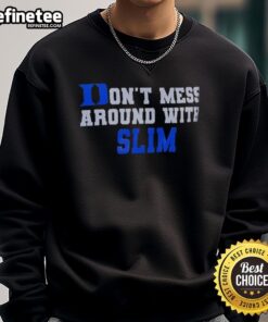 Good Duke Blue Devils Don't Mess Around with Slim Sweatshirt, featuring a bold logo and stylish design for fans.