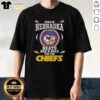 Good Even In Nebraska My Heart Beats Red And Gold For The Kansas City Chiefs T-Shirt showcasing team pride and spirit.