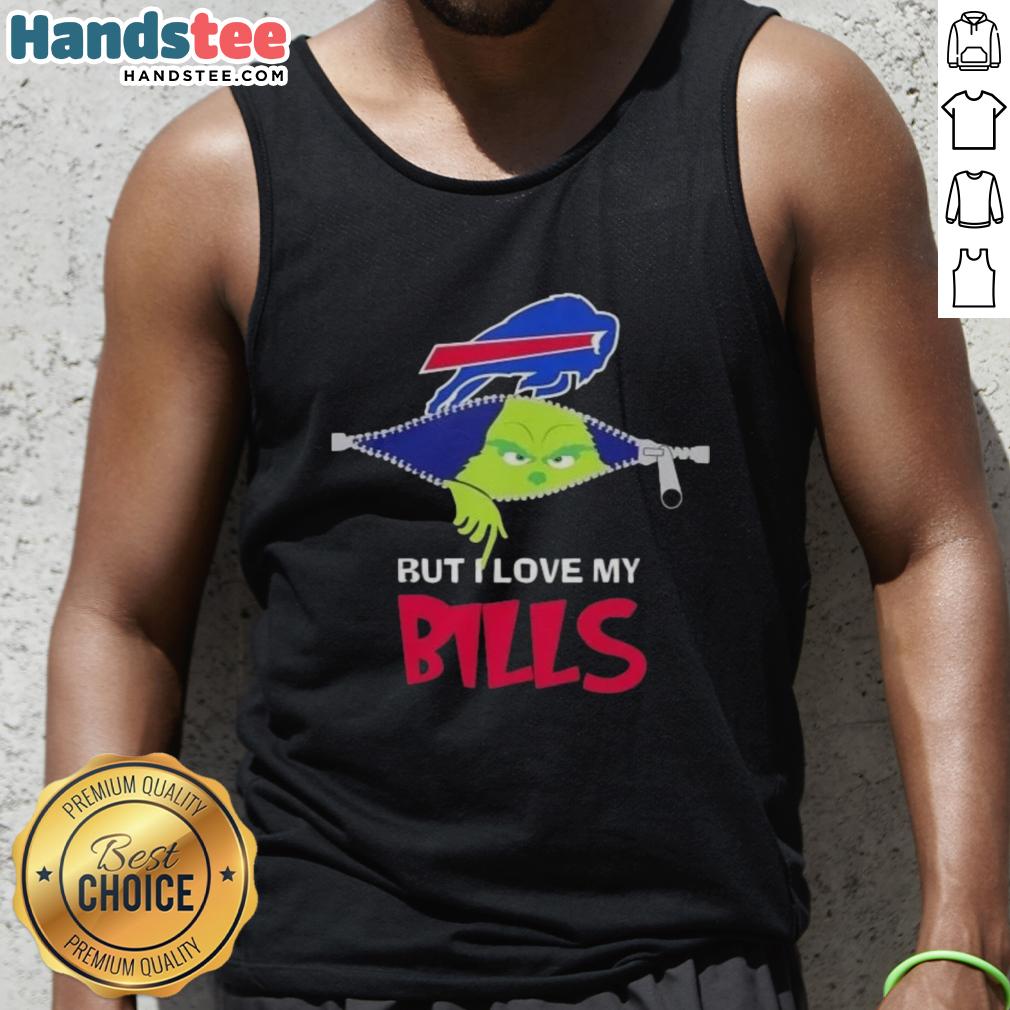 good-grinch-but-i-love-my-buffalo-bills-football-tank-top Good Grinch but I love my Buffalo Bills football tank top featuring festive design and team colors for fans.