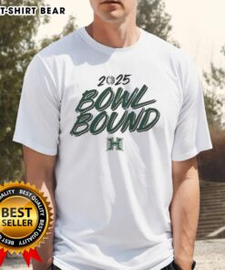 Good Hawaii Rainbow Warriors Bowl Bound 2025 T-Shirt featuring vibrant team colors and bold graphics celebrating the season.