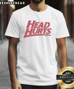 Good Head Hurts Tylenol Style T-Shirt featuring playful graphic design and vibrant colors for headache relief humor.