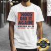 Virginia Cavaliers Football T-Shirt celebrating the 46-38 victory on September 26, 2025, featuring 'Good Hoos Did It Again' design.