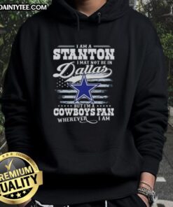 Good I Am A Stanton Cowboys fan hoodie, showing team spirit and loyalty, perfect for Dallas Cowboys enthusiasts everywhere.