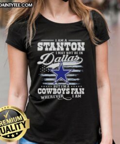 Good I Am A Stanton Ladies Tee for Cowboys fans, showcasing team spirit wherever you are, perfect for game day.