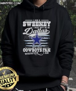 Good I Am A Sweene hoodie for Dallas Cowboys fans, showcasing team spirit anywhere, even outside Dallas.
