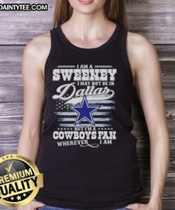 Good I Am A Sweene tank top for Cowboys fans, perfect for showing team spirit anywhere, even outside Dallas.