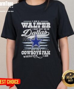 Good I Am A Walter Ladies Tee celebrating Cowboys fandom, perfect for fans not just in Dallas but everywhere.