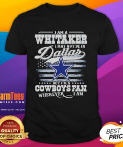 Good I Am A Whitaker Cowboys Fan T-Shirt, showcasing pride for Dallas Cowboys wherever you are. Perfect for fans!