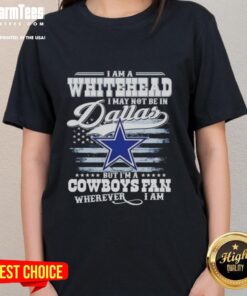 Good I Am A Whitehead Ladies Tee for Cowboys fans, showcasing team spirit anywhere with stylish design.
