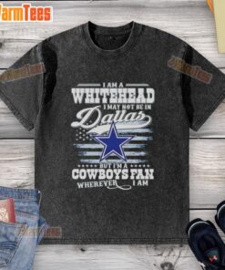 Good I Am A Whitehead Cowboys fan washed t-shirt, showcasing team spirit for Dallas Cowboys anywhere.