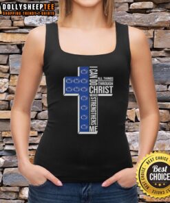 Good I Can Do All Things Through Christ Who Strengthens Me Penn State Nittany Lions football cross tank top design.