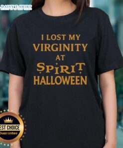 Good I Lost My Virginity At A Spirit Halloween Ladies Tee featuring a fun graphic for Halloween lovers.