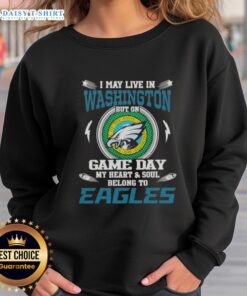 Philadelphia Eagles sweatshirt for game day, showcasing team pride with a bold design, perfect for fans in Washington.