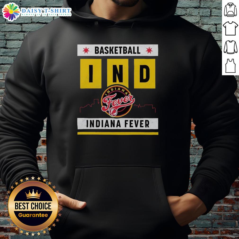 Good Indiana Fever Basketball Skyline Hoodie Good Indiana Fever Basketball Skyline Hoodie featuring team colors and city skyline design for fans and sports enthusiasts.