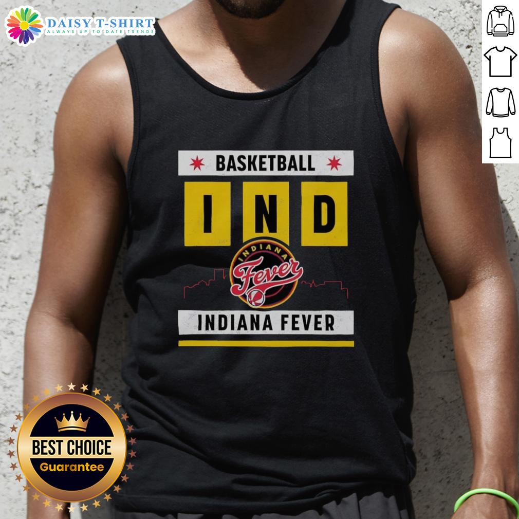 Good Indiana Fever Basketball Skyline Tank Top Good Indiana Fever basketball skyline tank top featuring vibrant team colors and a stylish design.