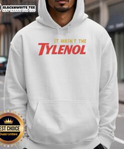 Good It Wasn't The Tylenol Autism Awareness Hoodie featuring a colorful design promoting autism awareness and support.
