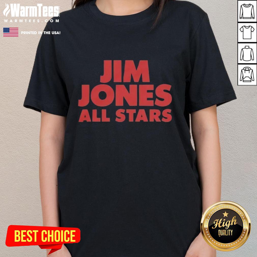 good-jim-jones-all-stars-logo-ladies-tee Good Jim Jones All Stars logo on a stylish ladies tee, perfect for casual wear and fan apparel.