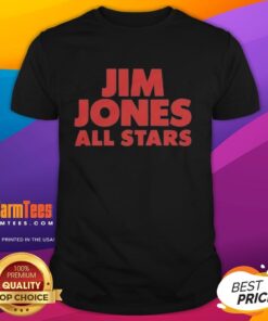 Good Jim Jones All Stars Logo T-Shirt featuring a bold graphic design and vibrant colors, perfect for fans.