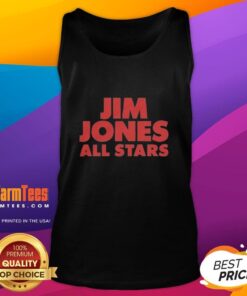 Good Jim Jones All Stars logo tank top featuring vibrant graphics and a stylish design for fans and enthusiasts.