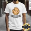 Alt Text: Good Just A Boy Who Loves Cookies T-Shirt featuring a playful design and vibrant colors, perfect for cookie lovers.