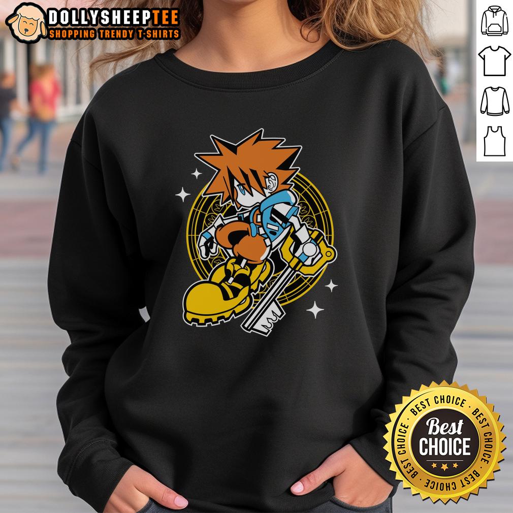 Good Kingdom Heart Sora Kid Sweatshirt Good Kingdom Heart Sora Kid Sweatshirt featuring vibrant graphics of Sora, perfect for young fans of the game.