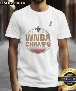Alt Text: Good Las Vegas Aces 2025 WNBA Finals Champion T-Shirt featuring team logo and vibrant design in team colors.
