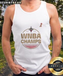 Good Las Vegas Aces 2025 WNBA Finals Champion tank top featuring team logo and vibrant colors, perfect for fans.