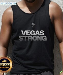 Alt Text: Good Las Vegas Aces WNBA 2025 Vegas Strong tank top featuring bold graphics and team colors for fans.