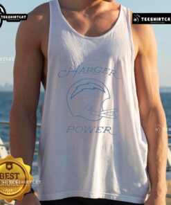 Good Los Angeles Chargers Power Football Tank Top in vibrant colors, perfect for fans showcasing team spirit.