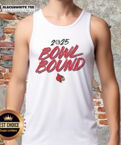 Stylish Good Louisville Cardinals Football 2025 Bowl Bound tank top perfect for fans and game day celebrations.