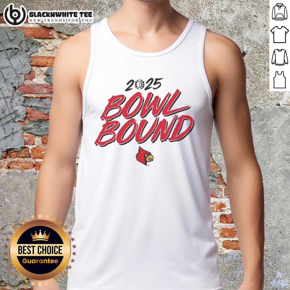 Good Louisville Cardinals Football 2025 Bowl Bound Tank Top Stylish Good Louisville Cardinals Football 2025 Bowl Bound tank top perfect for fans and game day celebrations.