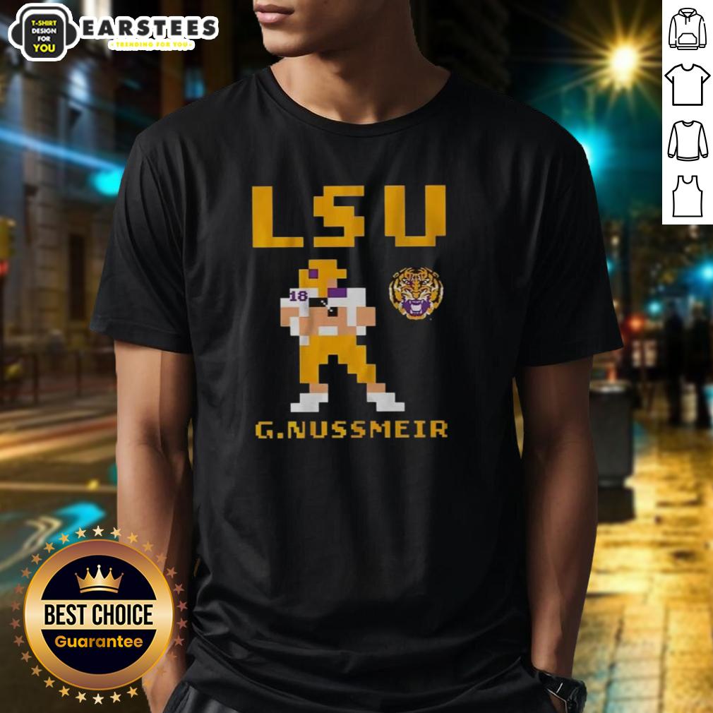 good-lsu-tigers-football-garrett-nussmeier-retro-baller-t-shirt Alt Text: Good LSU Tigers Football Garrett Nussmeier retro baller t-shirt featuring vibrant colors and classic design.