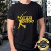 Alt Text: Good Manny Machado Mr. Slam Diego T-Shirt featuring bold graphics of MLB star Manny Machado for baseball fans.