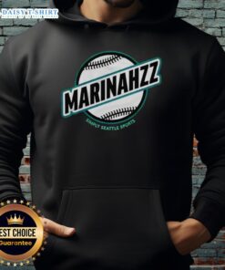 Alt Text: Seattle Mariners hoodie featuring Good Marinahzz design, perfect for fans showcasing Seattle sports spirit.