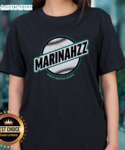 Seattle Mariners Ladies Tee featuring vibrant design, perfect for fans of Seattle sports and casual wear.