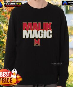 Good Maryland Terrapins football sweatshirt featuring Malik Washington's magic design, perfect for fans and game day wear.